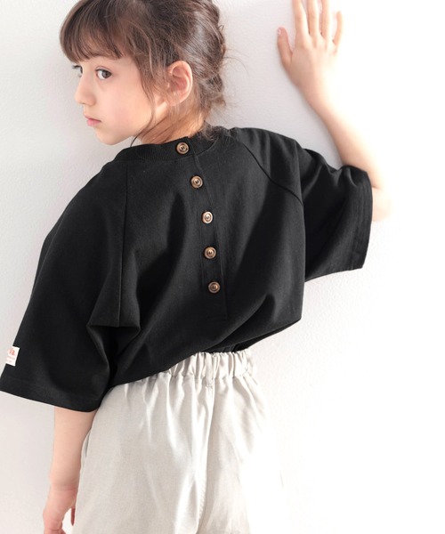 Java(ジャバ)の「《JaVaジャバ コラボ》キッズ 綿100% 前後2way楽しめる♪ヘンリーラグラントップス(Tシャツ/カットソー・キッズ・ホワイト/ブラック/ナチュラル・130/140/150/160)」の17枚目の写真