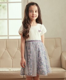 ワンピース パープル 紫色系 花柄 ボタニカル柄 ファッション通販 Zozotown