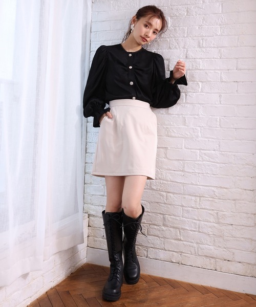 one after another NICE CLAUP（ワンアフターアナザーナイスクラップ）の「レースアップミドルブーツ（ブーツ・レディース・オフホワイト/ブラック/モカ・SMALL/MEDIUM/LARGE）」の15枚目の写真