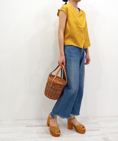 あしながおじさん(アシナガオジサン)の「厚底ウッドソールサンダル / あしながおじさん(サンダル・レディース・ブラック/イエロー/ベージュ・L/S/M/LL)」の9枚目の写真