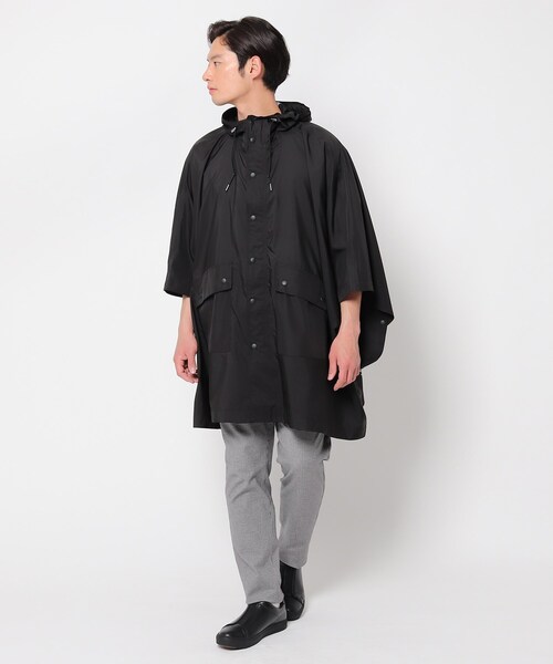 THE SHOP TK （ザ ショップ ティーケー ）の「◆Traditional Weatherwear パカッブルレインポンチョ（その他アウター・メンズ・ブラック・02/03）」の3枚目の写真