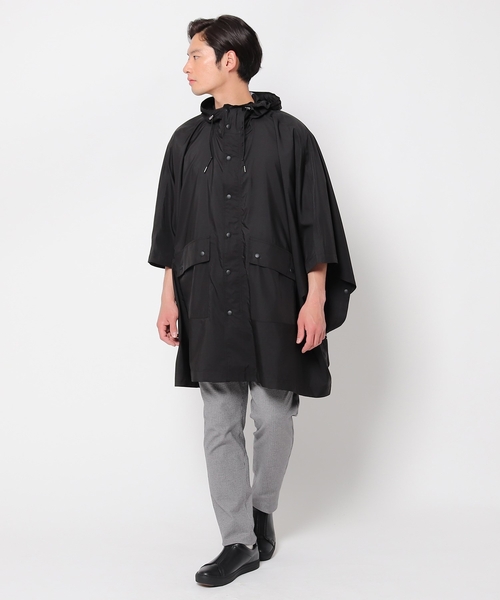 THE SHOP TK （ザ ショップ ティーケー ）の「◆Traditional Weatherwear パカッブルレインポンチョ（その他アウター・メンズ・ブラック・02/03）」の7枚目の写真