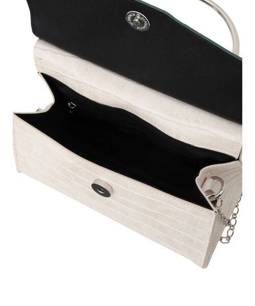 MURUA（ムルーア）の「アシメフラップメタルバッグ（ハンドバッグ・レディース・グリーン/ブラウン・FREE）」の9枚目の写真