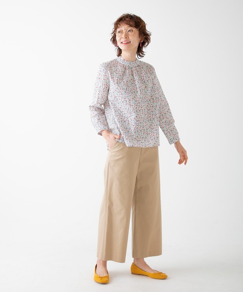 DECOY SINCE 1981(デコイシンスイチキュウハチイチ)の「オーガニックコットン綿テンセルパンツ(その他パンツ・レディース・モカ/ベージュ/ネイビー・61/64/67/70)」の15枚目の写真