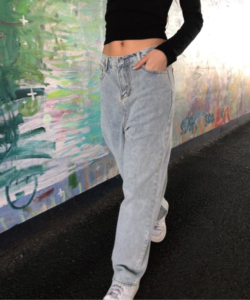 バックレースアップデニムジャンパー♡新品タグ付き フロントZIPバックレースアップデニム/earth music&ecology（アース