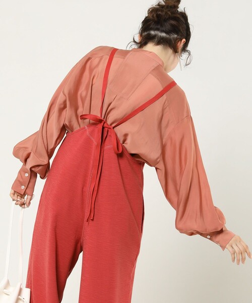 FREAK'S STORE（フリークスストア）の「カットサロペット（サロペット/オーバーオール・レディース・ブラック/ブラウン・ﾌﾘ-）」の15枚目の写真