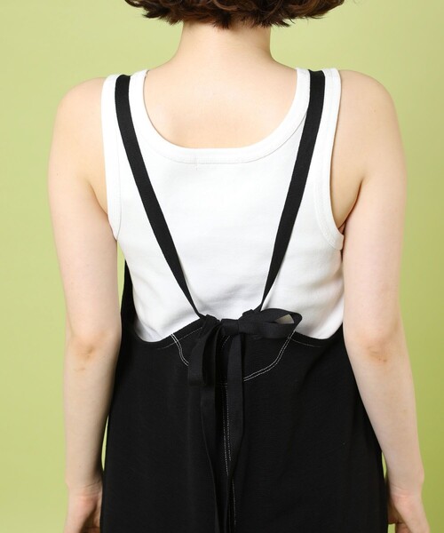 FREAK'S STORE（フリークスストア）の「カットサロペット（サロペット/オーバーオール・レディース・ブラック/ブラウン・ﾌﾘ-）」の7枚目の写真