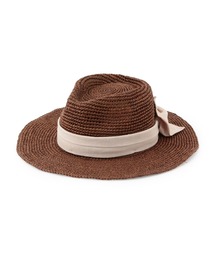 【CONTROL FREAK】 バックリボンラフィアハット