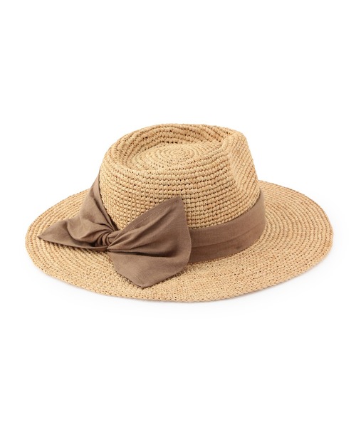 CONTROL FREAK / CTFK（コントロールフリーク）の「【CONTROL FREAK】 バックリボンラフィアハット（ハット・レディース・ベージュ/ブラウン系その他3・FREE）」の8枚目の写真