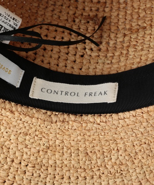 CONTROL FREAK / CTFK（コントロールフリーク）の「【CONTROL FREAK】 バックリボンラフィアハット（ハット・レディース・ベージュ/ブラウン系その他3・FREE）」の6枚目の写真
