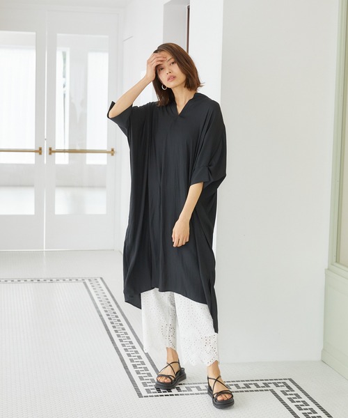 Rewde（ルゥデ）の「【雑誌掲載】コットン刺繍レースフレアパンツ（1R12-03066）（その他パンツ・レディース・ホワイト/ブラック・S/M）」の17枚目の写真