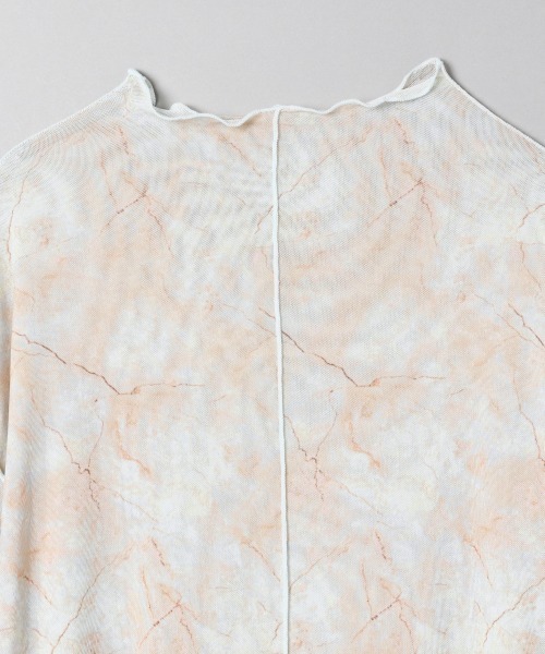 JEANASIS（ジーナシス）の「マーブルシアーロンT/948180（Tシャツ/カットソー・レディース・グレー系その他/ベージュ系その他・FREE）」の8枚目の写真