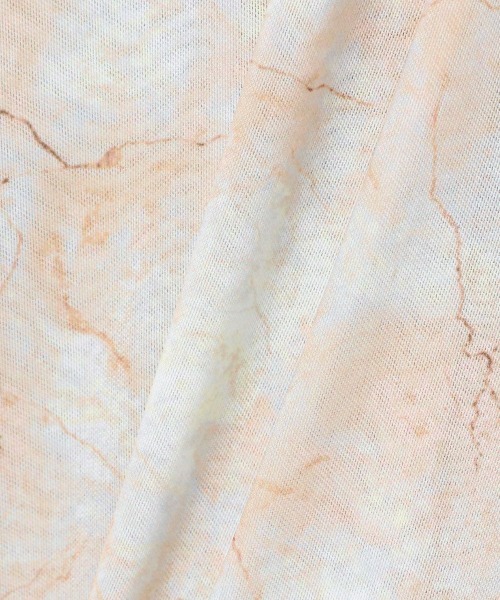 JEANASIS（ジーナシス）の「マーブルシアーロンT/948180（Tシャツ/カットソー・レディース・グレー系その他/ベージュ系その他・FREE）」の9枚目の写真