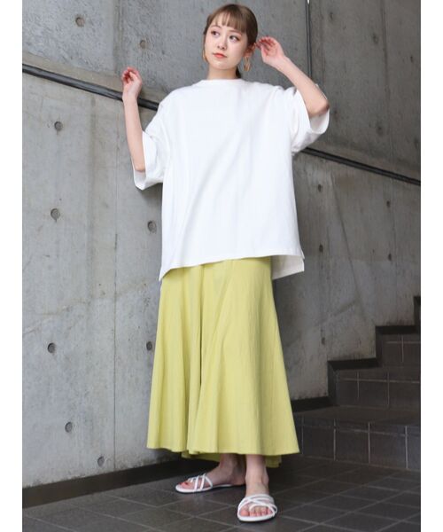 MURUA(ムルーア)の「USコットンルーズTee(Tシャツ/カットソー・レディース・ホワイト/ブラック/ダークグレー/モカ・FREE)」の22枚目の写真