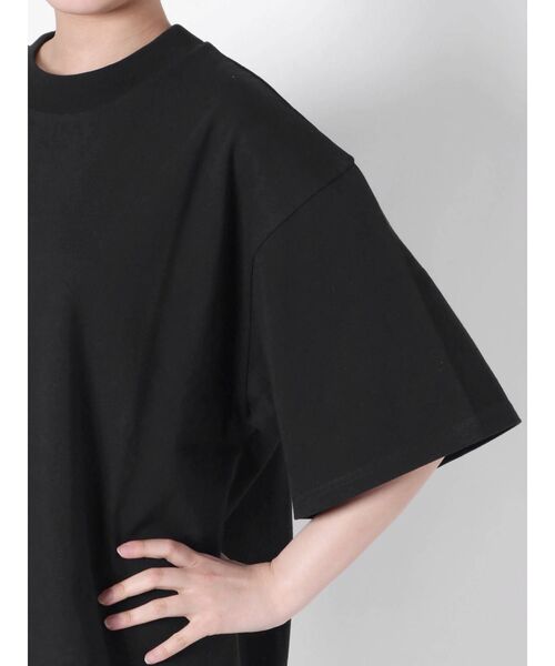 MURUA(ムルーア)の「USコットンルーズTee(Tシャツ/カットソー・レディース・ホワイト/ブラック/ダークグレー/モカ・FREE)」の20枚目の写真