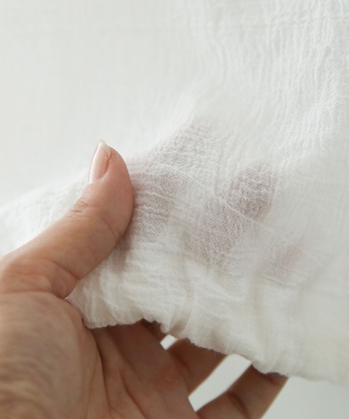 osharewalker（オシャレウォーカー）の「【廃盤】『リボンデザインコットンブラウス』（シャツ/ブラウス・レディース・ミント/オフホワイト/ブラック/ピンク・FREE）」の18枚目の写真