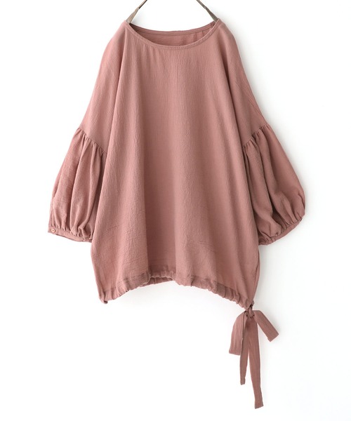 osharewalker（オシャレウォーカー）の「【廃盤】『リボンデザインコットンブラウス』（シャツ/ブラウス・レディース・ミント/オフホワイト/ブラック/ピンク・FREE）」の22枚目の写真