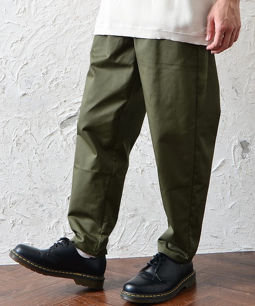 MinoriTY（マイノリティ）の「ヘビーツイルシェフパンツ（チノパンツ・メンズ・ブラック/ベージュ/グレー/カーキ・M/L）」の4枚目の写真