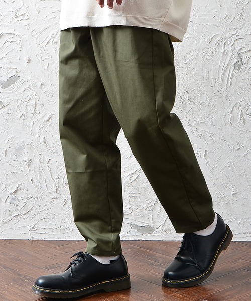 MinoriTY（マイノリティ）の「ヘビーツイルシェフパンツ（チノパンツ・メンズ・ブラック/ベージュ/グレー/カーキ・M/L）」の12枚目の写真