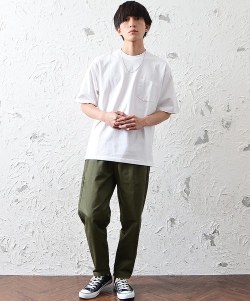 MinoriTY（マイノリティ）の「ヘビーツイルシェフパンツ（チノパンツ・メンズ・ブラック/ベージュ/グレー/カーキ・M/L）」の15枚目の写真