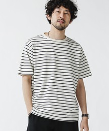NANO universe | MC×PURE WASTE クルーネックボーダーTシャツ(Tシャツ/カットソー)