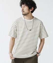 NANO universe | MC×PURE WASTE クルーネックボーダーTシャツ(Tシャツ/カットソー)