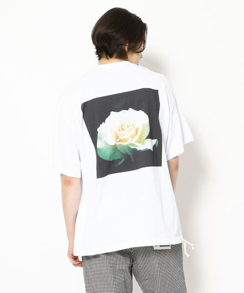 niche.(ニッチ)の「niche./ニッチ 別注 Rose T-Shirt MAR(Tシャツ/カットソー・メンズ・ホワイト・XX-LARGE)」の1枚目の写真