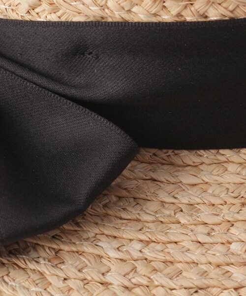 GRANDEDGE（グランドエッジ）の「足長リボンカンカン帽子（ハット・レディース・アイボリー系2/ブラック系2・99）」の9枚目の写真