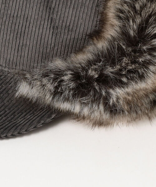 BEAMS BOY（ビームスボーイ）の「INFIELDER DESIGN × BEAMS BOY / ピーター キャップ（キャップ・レディース・ブラック/グレー・ONE SIZE）」の10枚目の写真