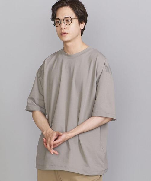 BEAUTY&YOUTH UNITED ARROWS（ビューティーアンドユースユナイテッドアローズ）の「BY クイック アジャスト Tシャツ（Tシャツ/カットソー・メンズ・ライトブルー/ブラック/ベージュ/オリーブ・SMALL/MEDIUM/LARGE/X-LARGE）」の2枚目の写真
