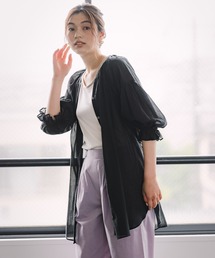 GLOBAL WORK | エアリーボイルスキッパー6分袖/951489(シャツ/ブラウス)