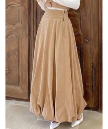 ボリュームデザインスカート【セットアップ着用可能】