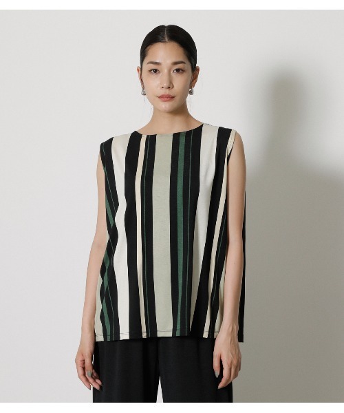 AZUL by moussy(アズールバイマウジー)の「GLOSSY COOL BACK TUCK TANK(タンクトップ・レディース・ブラック/グレー系その他/グリーン系その他・MEDIUM/SMALL)」の19枚目の写真