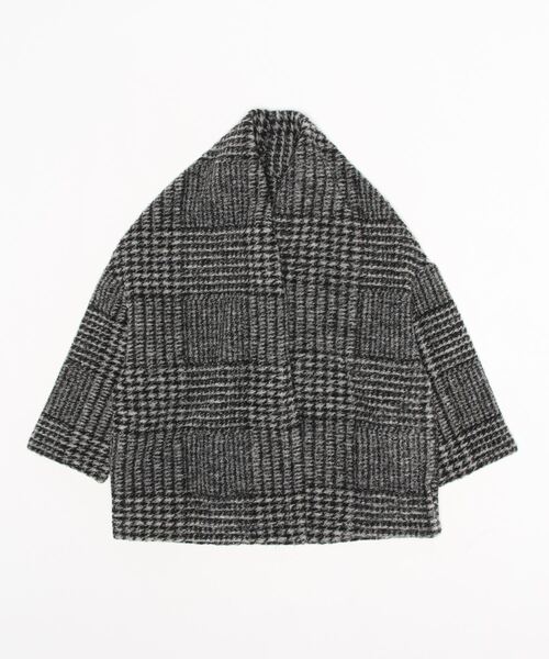 PICCIN(ピッチン)の「【Kids】【日本製】〈手洗い可能〉イタリアンエアリーチェック柄ガウン(その他アウター・キッズ・ブラック/グレー・110)」の21枚目の写真