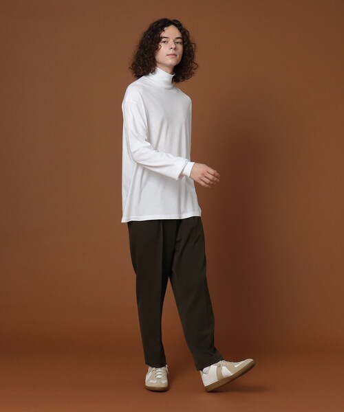 CELLAR DOOR センタープレスイージーパンツ