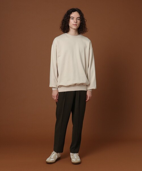 CELLAR DOOR センタープレスイージーパンツ