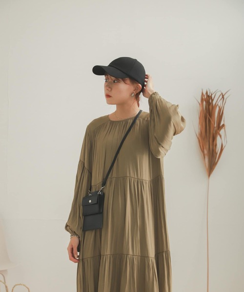 SENSE OF PLACE by URBAN RESEARCH（センスオブプレイスバイアーバンリサーチ）の「ティアードワンピース（ワンピース・レディース・カーキ/ブルー/ブラック/ライトベージュ・ONE）」の17枚目の写真