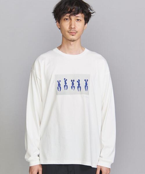 BEAUTY&YOUTH UNITED ARROWS（ビューティーアンドユースユナイテッドアローズ）の「【別注】＜Yves Klein(イヴ・クライン）＞ 5P LS/カットソー（Tシャツ/カットソー・メンズ・ホワイト・M/L/XL）」の4枚目の写真