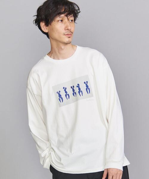 BEAUTY&YOUTH UNITED ARROWS（ビューティーアンドユースユナイテッドアローズ）の「【別注】＜Yves Klein(イヴ・クライン）＞ 5P LS/カットソー（Tシャツ/カットソー・メンズ・ホワイト・M/L/XL）」の5枚目の写真