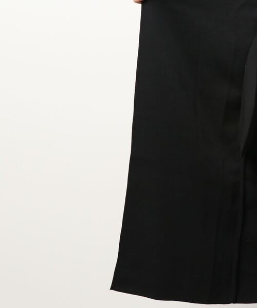 coca（coca）（コカ）の「シンプルコーディガン（ノーカラーコート・レディース・チャコールグレー/ブラック/マスタード・M/L）」の18枚目の写真