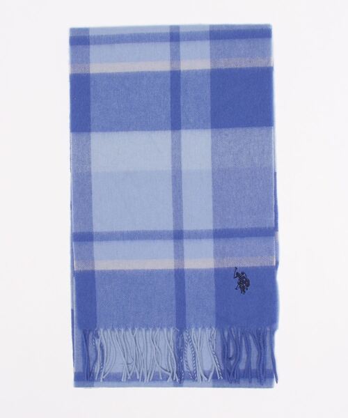 U.S. POLO ASSN.（ユーエスポロアッスン）の「【U.S. POLO ASSN.】 ユーエスポロアッスン ウール100％ ボリュームマフラー（マフラー・レディース・ピンク系その他/グリーン系その他/ホワイト/グレー/ブラック/ブラック系その他/ベージュ/ブルー系その他/ピンク/グレー系その他/ブルー/ベージュ系その他/グリーン・FREE）」の20枚目の写真