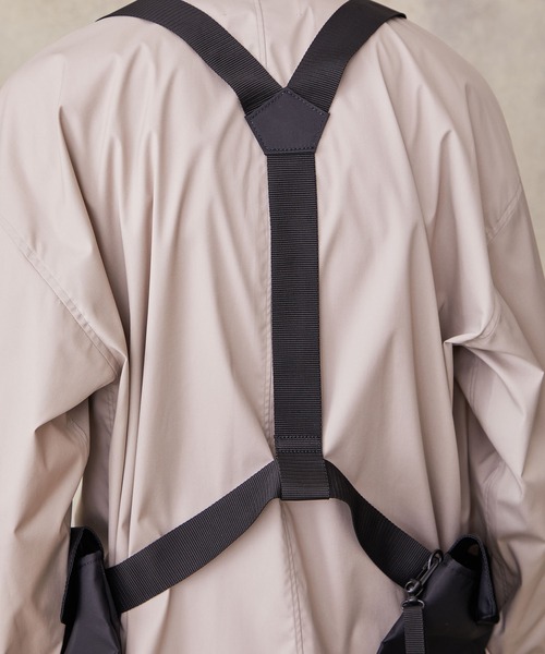 PUBLIC TOKYO(パブリックトウキョウ)の「ベルテッドポーチベスト(ボディバッグ/ウエストポーチ・メンズ・ブラック/カーキ・1)」の16枚目の写真