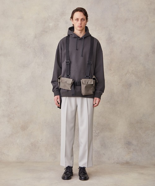 PUBLIC TOKYO(パブリックトウキョウ)の「ベルテッドポーチベスト(ボディバッグ/ウエストポーチ・メンズ・ブラック/カーキ・1)」の17枚目の写真