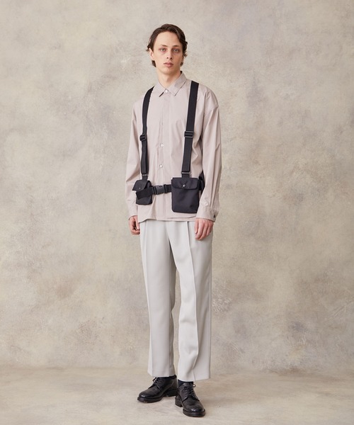 PUBLIC TOKYO(パブリックトウキョウ)の「ベルテッドポーチベスト(ボディバッグ/ウエストポーチ・メンズ・ブラック/カーキ・1)」の20枚目の写真