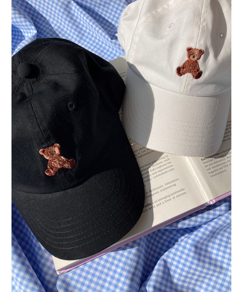 WC（ダブル シー）の「クマ刺繍キャップ（キャップ）」 - WEAR