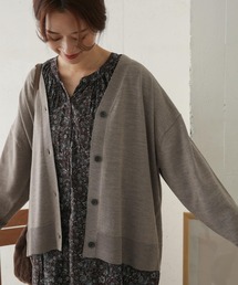 URBAN RESEARCH DOORS | ウールワイドVネックカーディガン(カーディガン/ボレロ)