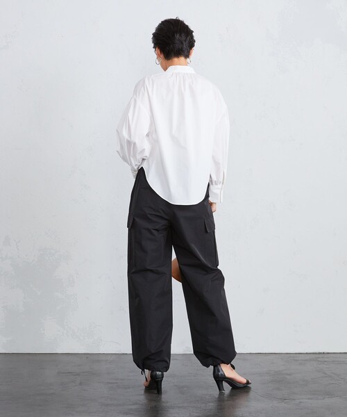 Aresense(アーセンス)の「Aresense/アーセンス TEXBRID高密度ストレッチカーゴパンツ(カーゴパンツ・レディース・ベージュ・フリ-)」の17枚目の写真