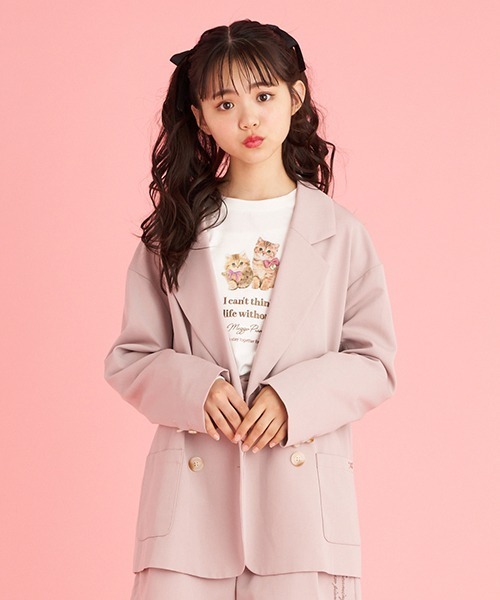 Mezzo Piano ピンク ジャケット 160　希少品 Mezzo Piano ピンク ジャケット 160 希少品