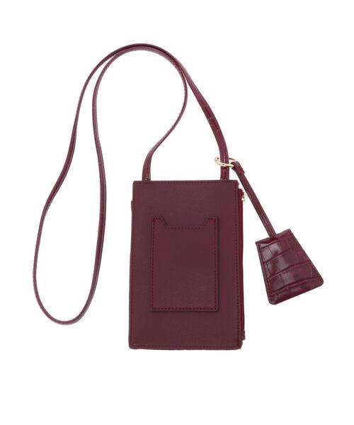 AMERICAN HOLIC（アメリカンホリック）の「キーケース付きスマホショルダー（ショルダーバッグ・レディース・ブラック/ベージュ/レッド/アイボリー・FREE）」の20枚目の写真