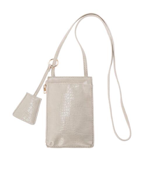 AMERICAN HOLIC（アメリカンホリック）の「キーケース付きスマホショルダー（ショルダーバッグ・レディース・ブラック/ベージュ/レッド/アイボリー・FREE）」の16枚目の写真